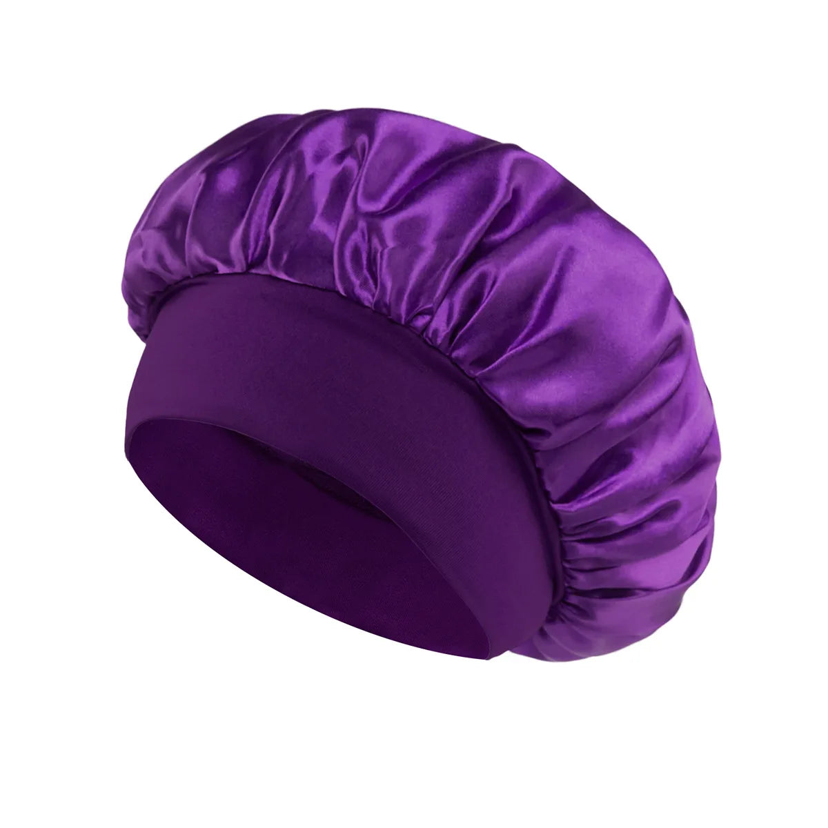 1pcs Soft Silk Satin Lined Bonnet Large Satin Hair Household Bonnet