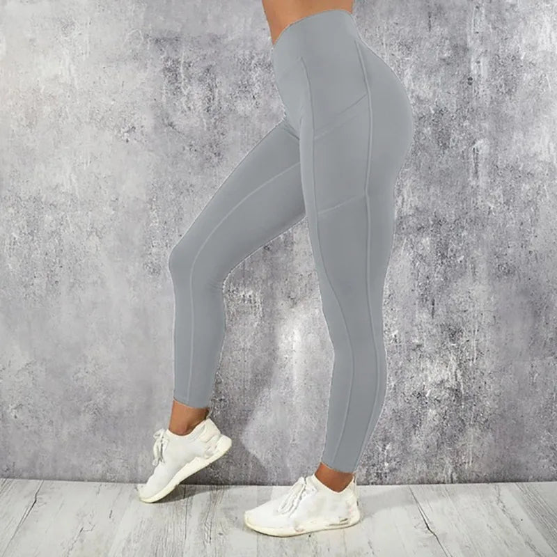 Women High Waist Tight Yoga - Jogging Fitness Leggings