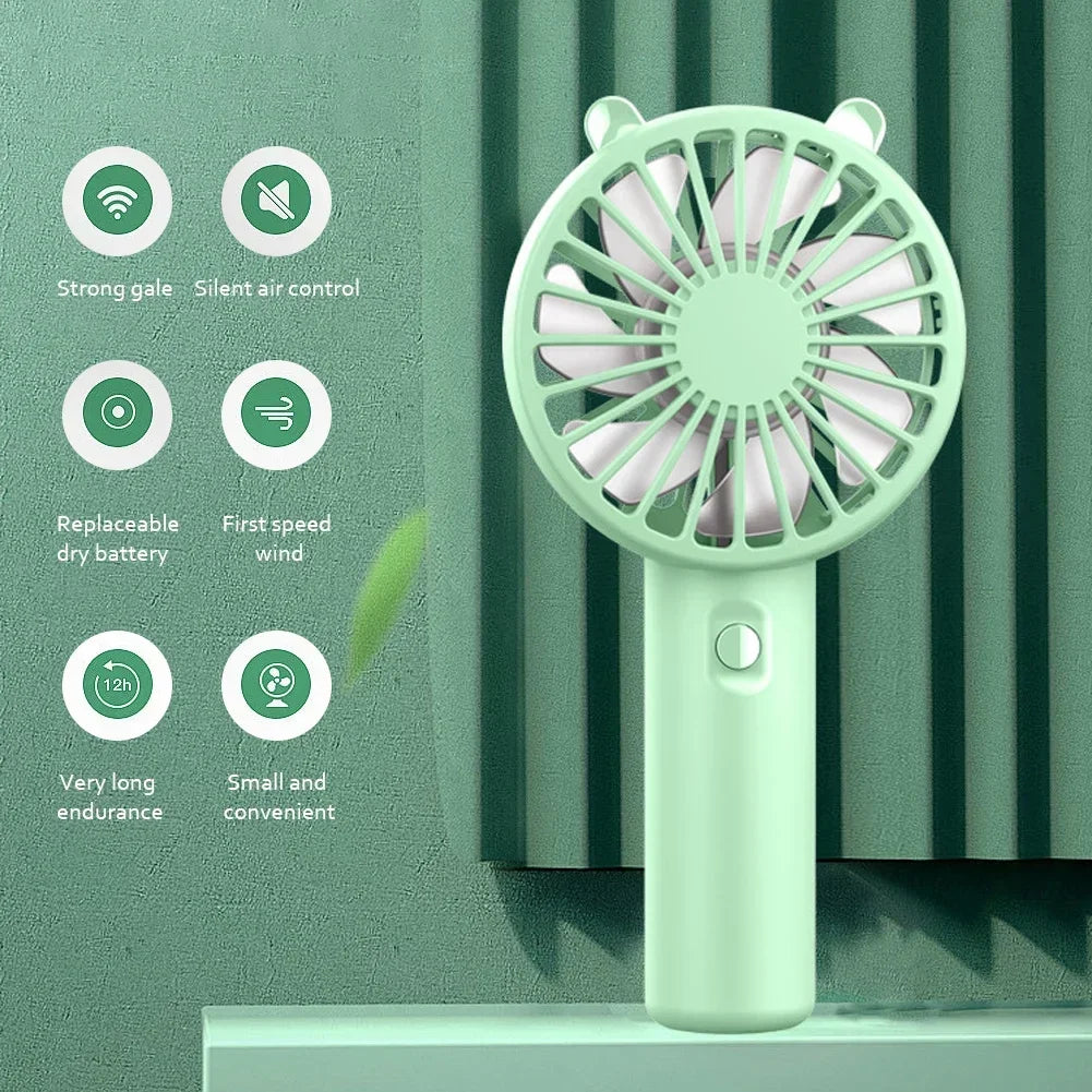 Portable Handheld Fan - USB Rechargeable
