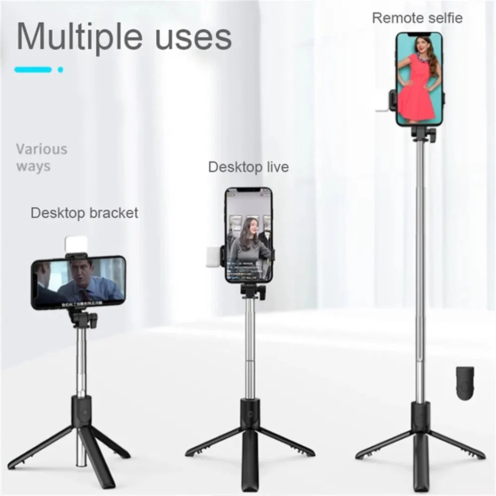Portable Bluetooth Selfie Stick Tripod