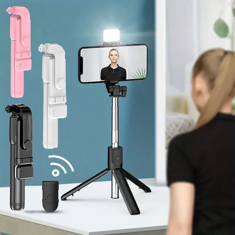 Portable Bluetooth Selfie Stick Tripod