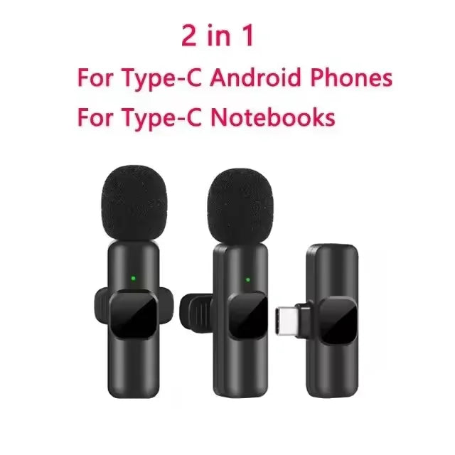 New Wireless Lavalier Portable Microphone For iPhone - Android