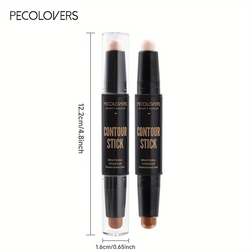 Contouring Stick with Double-headed Concealer Highlighter for Nose Bridge Shadow V Face