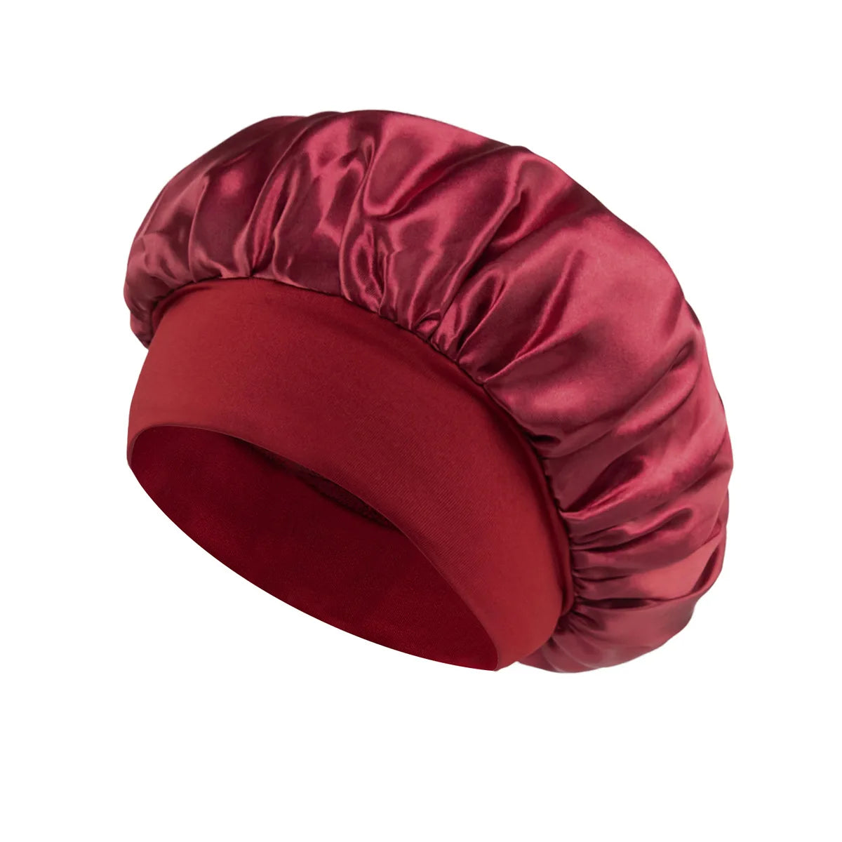 1pcs Soft Silk Satin Lined Bonnet Large Satin Hair Household Bonnet