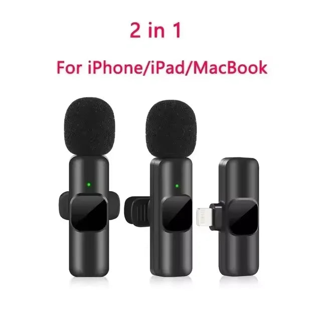 New Wireless Lavalier Portable Microphone For iPhone - Android