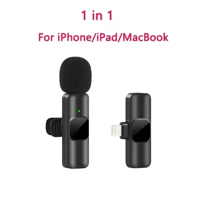 New Wireless Lavalier Portable Microphone For iPhone - Android