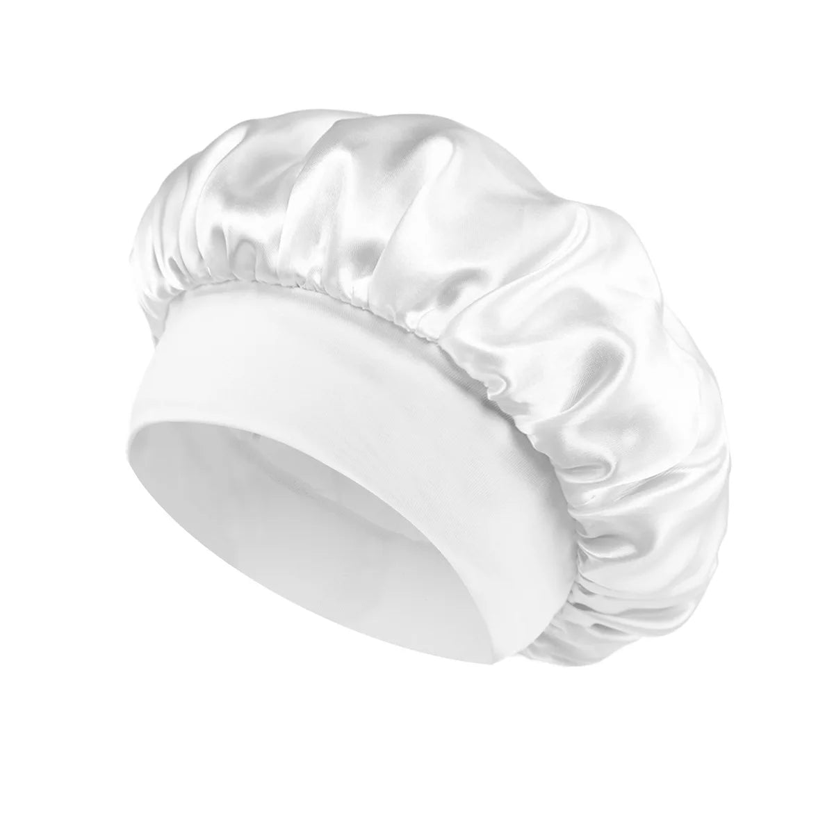 1pcs Soft Silk Satin Lined Bonnet Large Satin Hair Household Bonnet