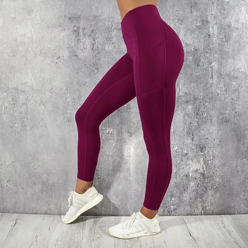 Women High Waist Tight Yoga - Jogging Fitness Leggings