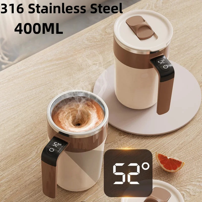 400ML Mixing Cup LED Temperature Display Coffee Cup