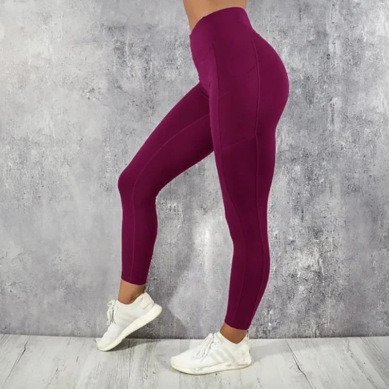 Women High Waist Tight Yoga - Jogging Fitness Leggings