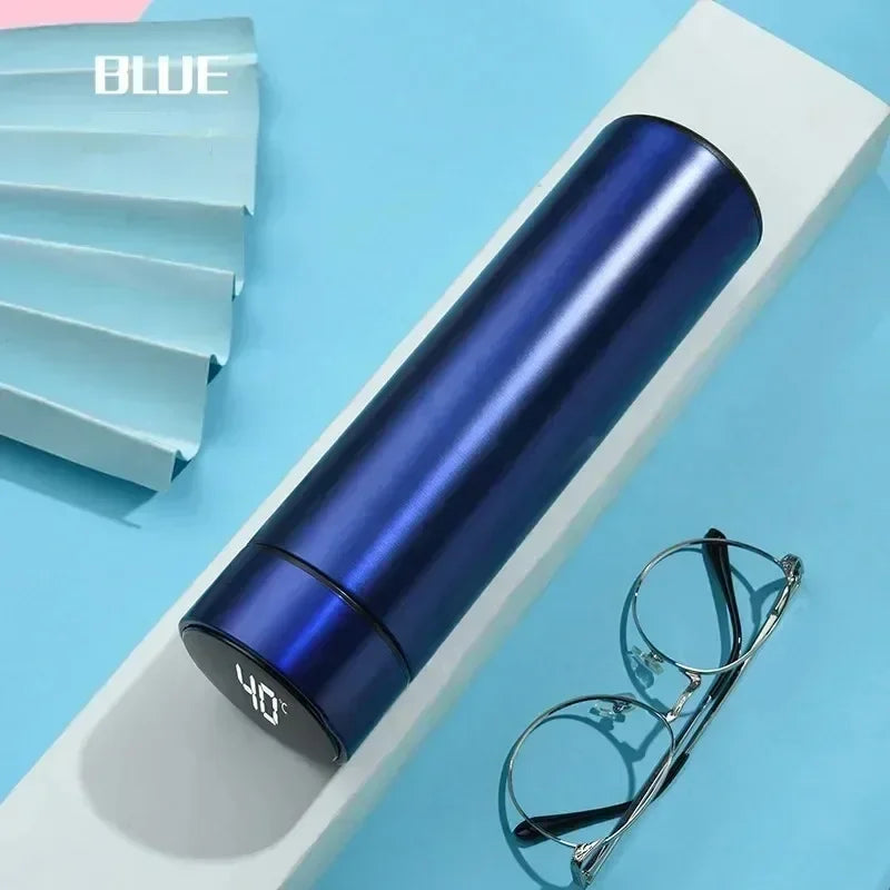 500ml Stainless Steel Thermos Bottle with Digital Temperature Display