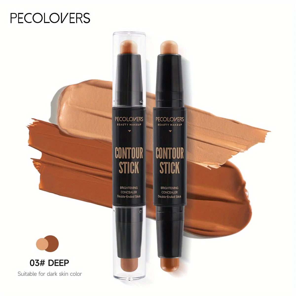 Contouring Stick with Double-headed Concealer Highlighter for Nose Bridge Shadow V Face