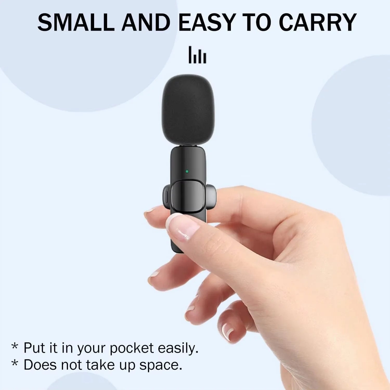 New Wireless Lavalier Portable Microphone For iPhone - Android