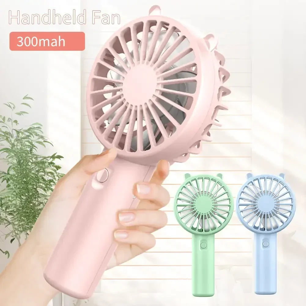 Portable Handheld Fan - USB Rechargeable