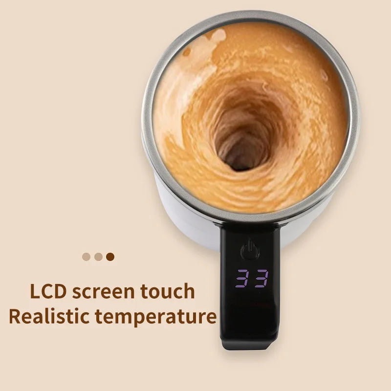 Automatic Magnetic Stirring Mug with Lid