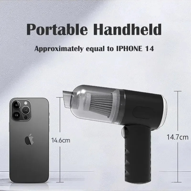 9000Pa USB Charging Portable Wireless Car Vacuum Cleaner