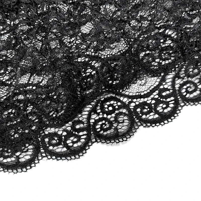 2 Pcs Breathable Women's New Sexy Lace See-Through Pajamas Black Pink Cute Clothes Comfortable