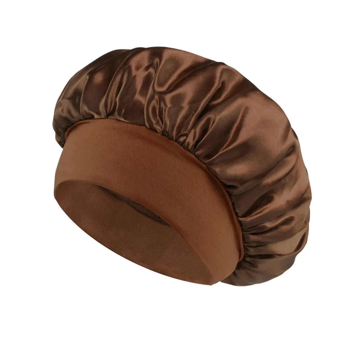 1pcs Soft Silk Satin Lined Bonnet Large Satin Hair Household Bonnet