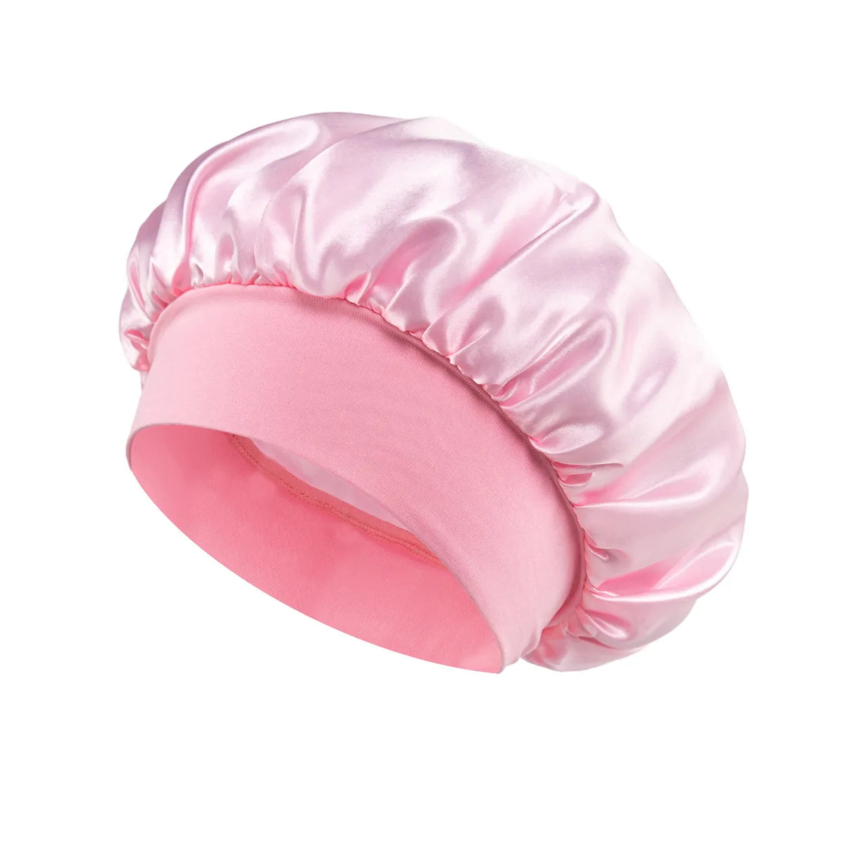 1pcs Soft Silk Satin Lined Bonnet Large Satin Hair Household Bonnet