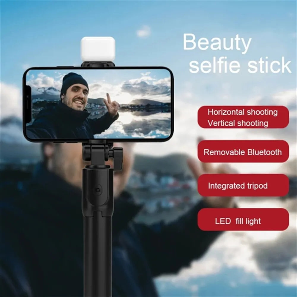 Portable Bluetooth Selfie Stick Tripod