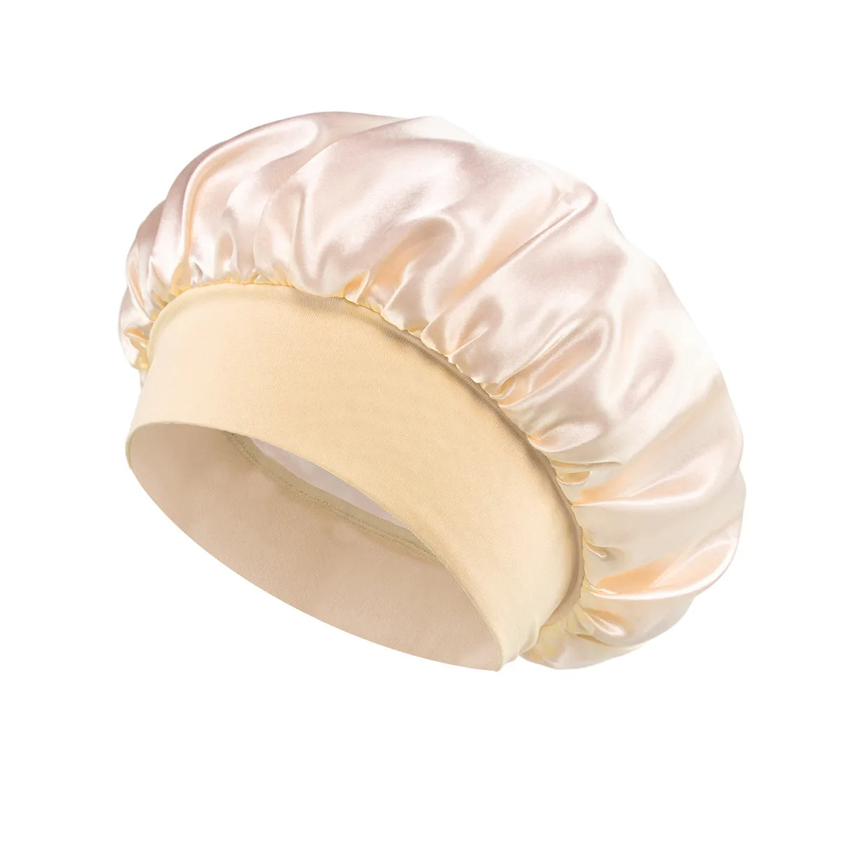 1pcs Soft Silk Satin Lined Bonnet Large Satin Hair Household Bonnet